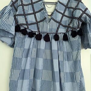 Maeve S petite plaid dress